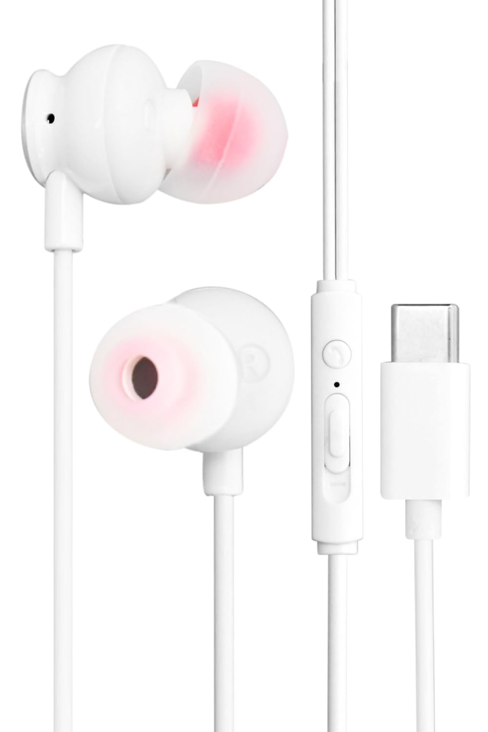 Amazon.co.jp: シズカウィル Type-C ジャック 有線イヤホン クリア